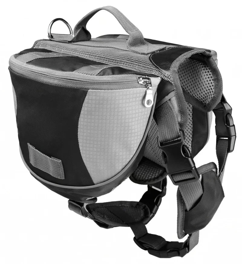 Reflective Adjustable Saddle Bag Harness Pet Backpack