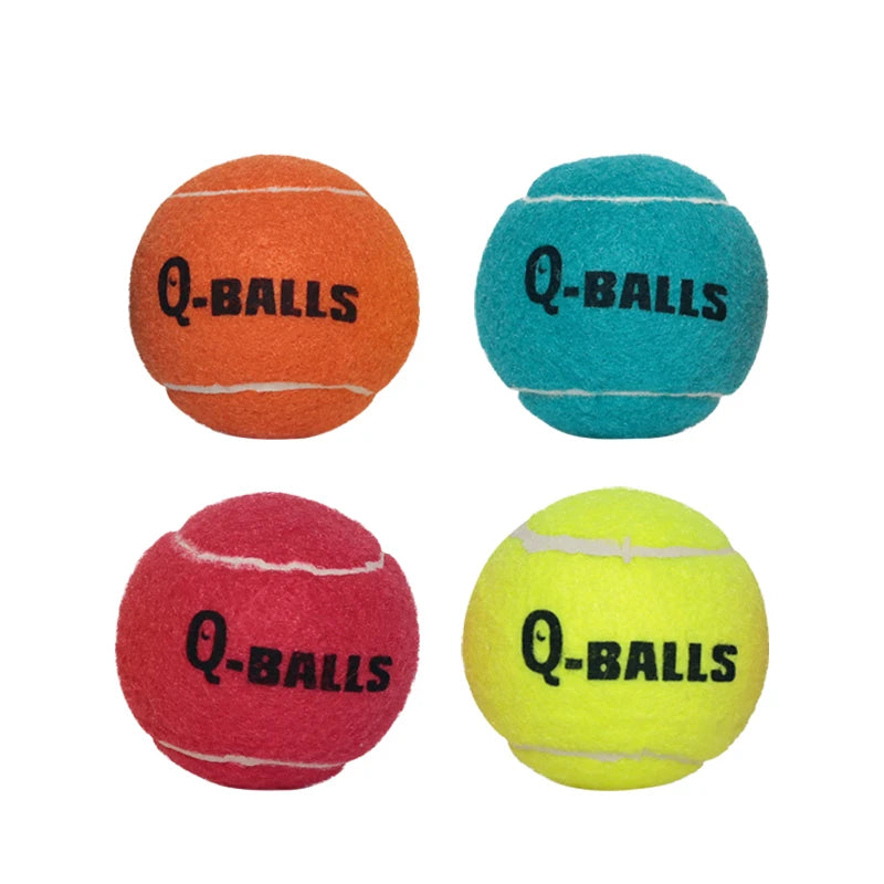 Squeaking Bouncy Tennis Ball Set