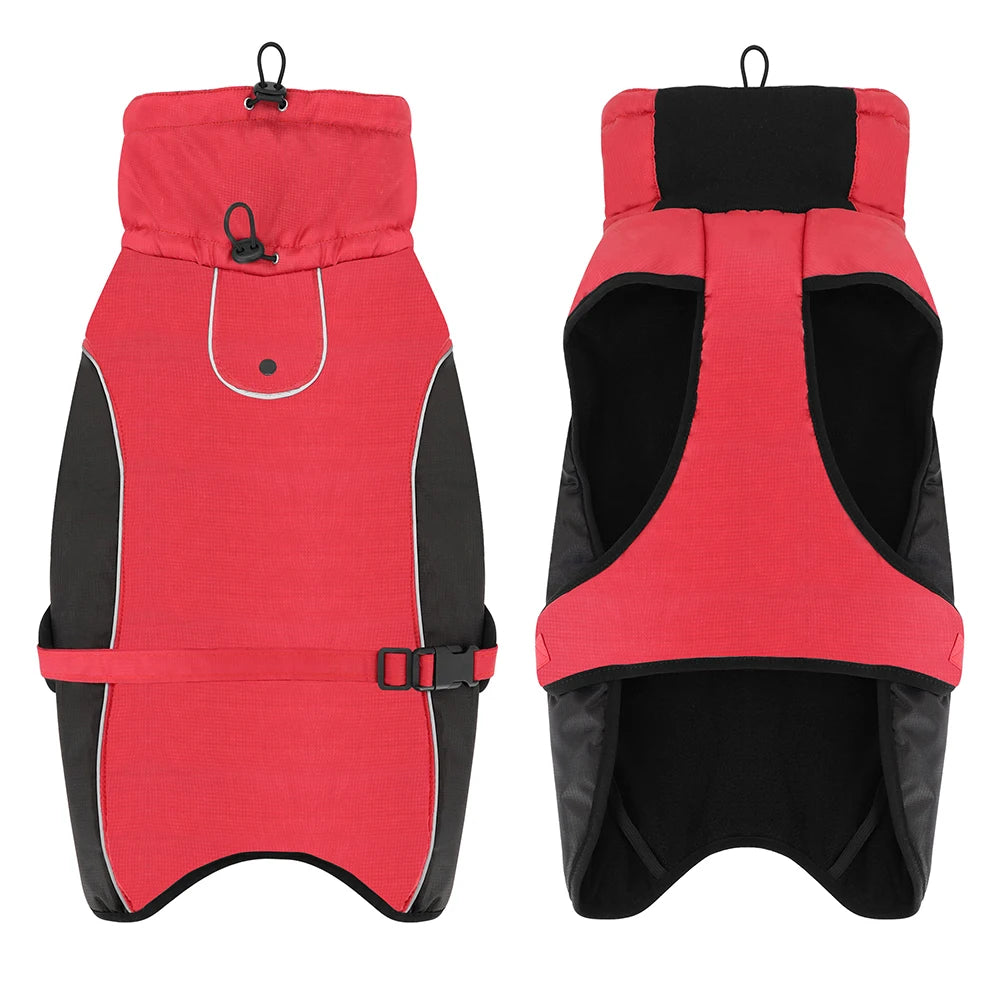 Waterproof Reflective Big Dog Wrap Coat