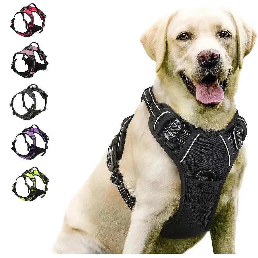 Adjustable Reflective Big Dog Harness Vest