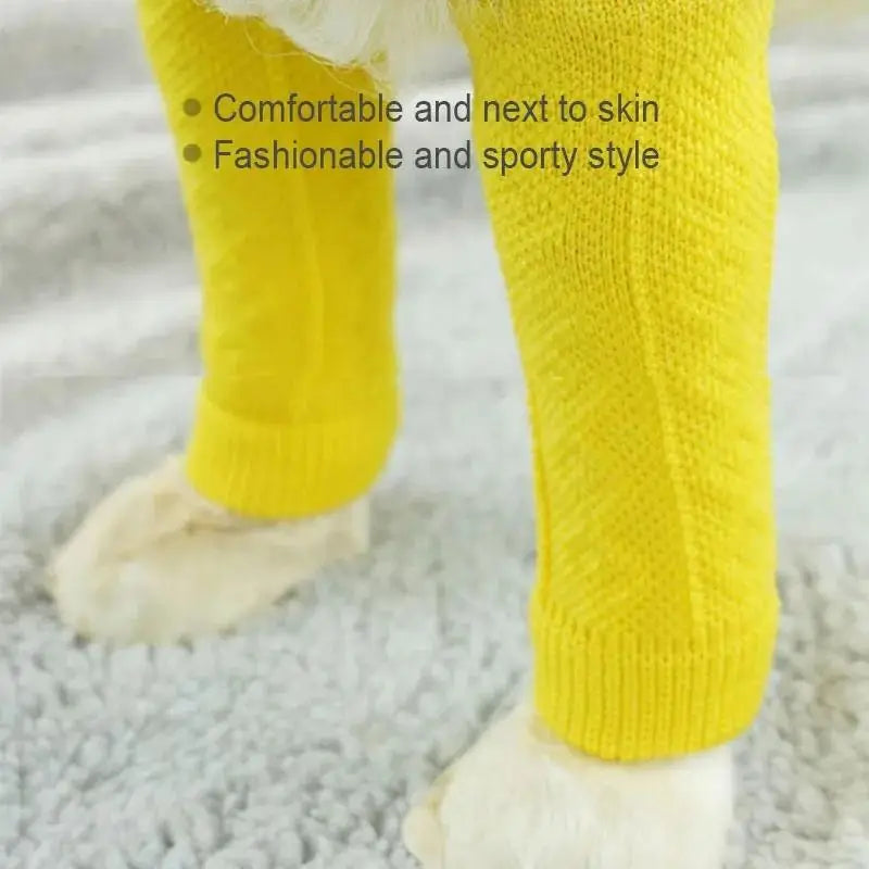 Pet Knit Leg Warmer Elbow Protection Warm Support Socks
