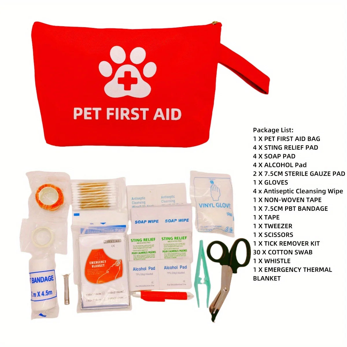 Pet Waterproof Travel Emergency Kit