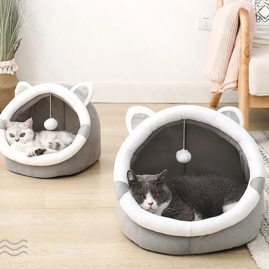 Soft Cushioned Folding Washable Pet Cave House