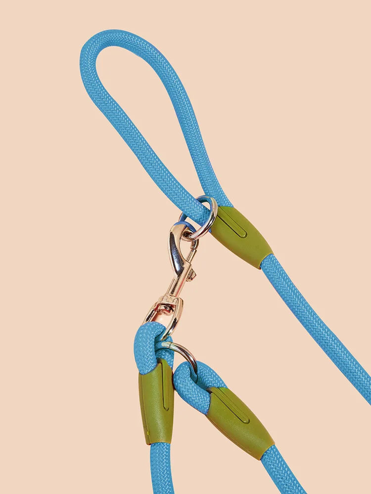 Hands Free Reflective Nylon Traction Walking Rope Leash