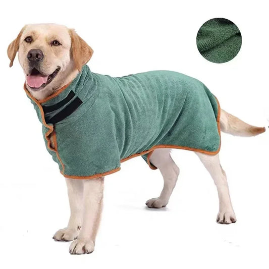 Absorbent Quick Dry Pet Bathrobe Towel