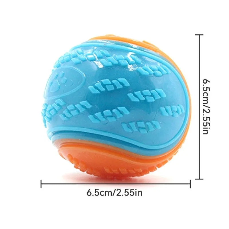 Bite Resistant Squeaky Teeth Cleaning Ball