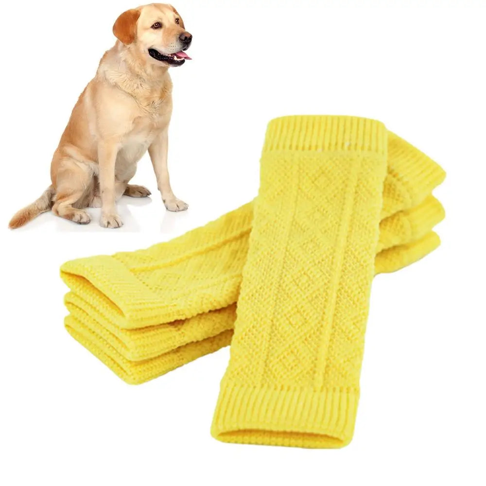 Pet Knit Leg Warmer Elbow Protection Warm Support Socks