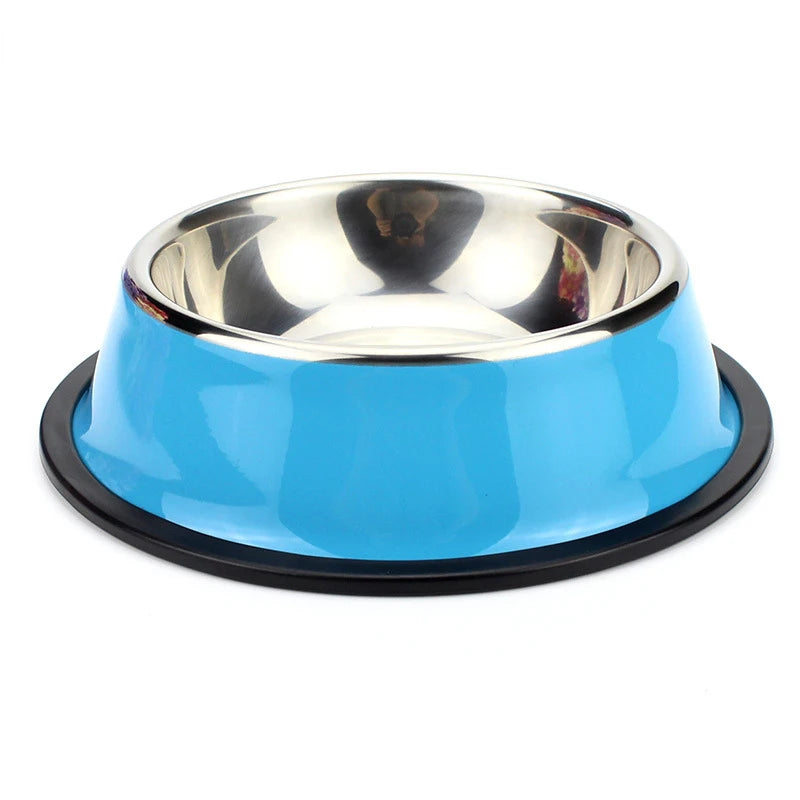 Stainless Steel Anti-Skid Pet Bowls