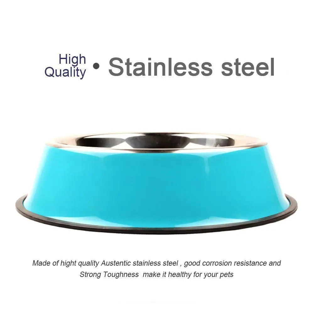 Stainless Steel Anti-Skid Pet Bowls