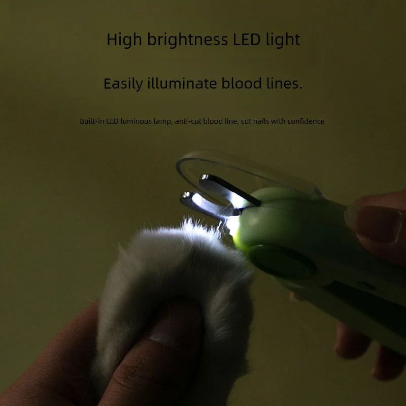 Illuminated LED Pet Nail Clippers