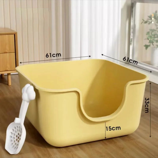 Oversized Anti-Splash Cat Litter Box