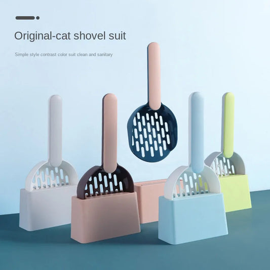 Durable Lightweight Poop Litter Sifting Shovel Cleaning Set