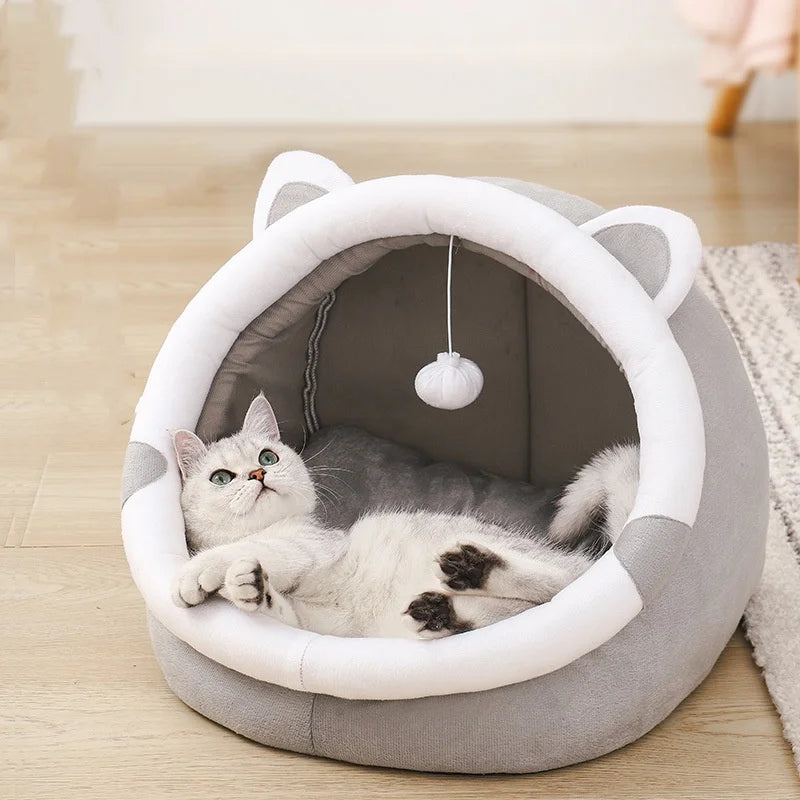 Soft Cushioned Folding Washable Pet Cave House