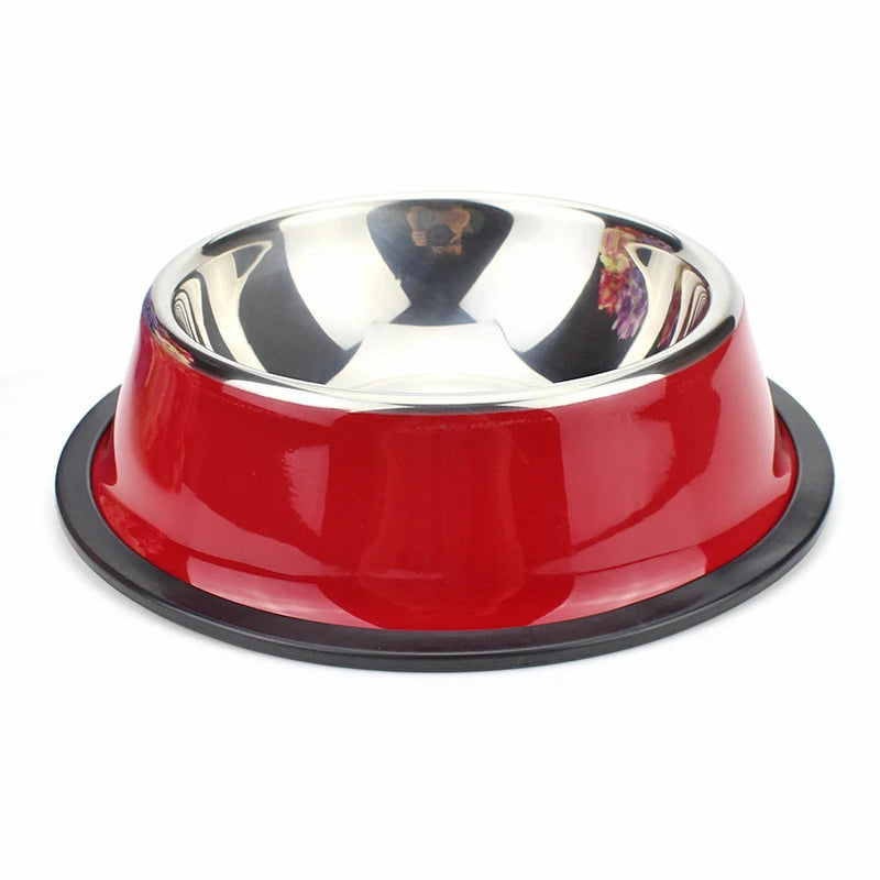 Stainless Steel Anti-Skid Pet Bowls