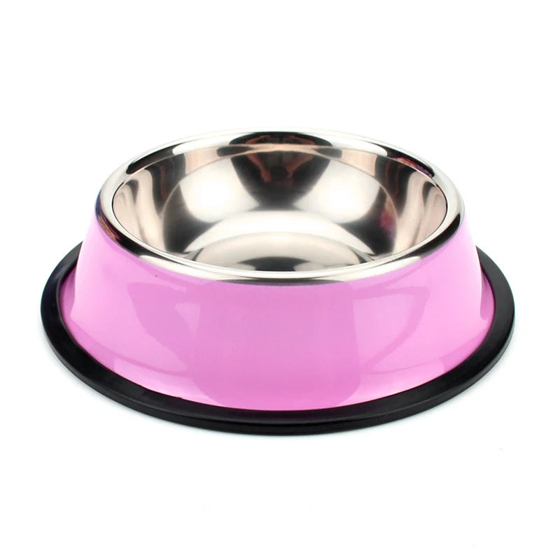 Stainless Steel Anti-Skid Pet Bowls