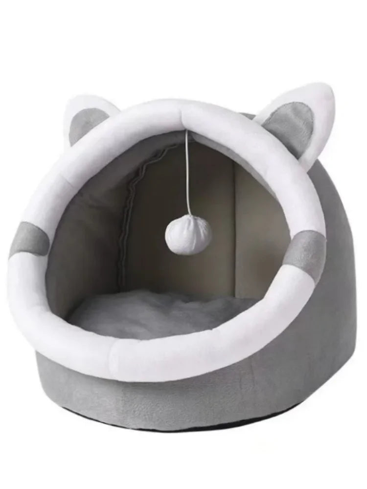 Soft Cushioned Folding Washable Pet Cave House