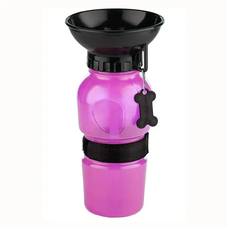 Pet Travel Water Bottle Bowl