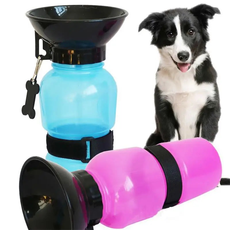 Pet Travel Water Bottle Bowl