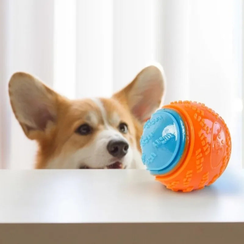 Bite Resistant Squeaky Teeth Cleaning Ball