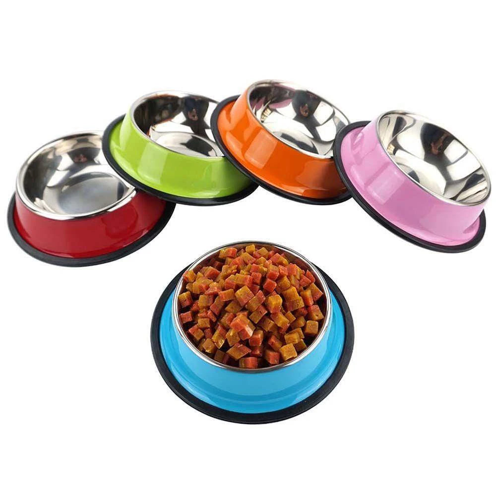 Stainless Steel Anti-Skid Pet Bowls