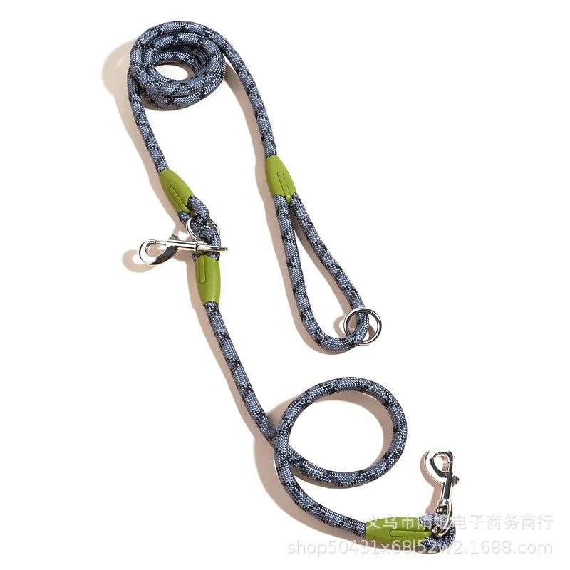 Hands Free Reflective Nylon Traction Walking Rope Leash