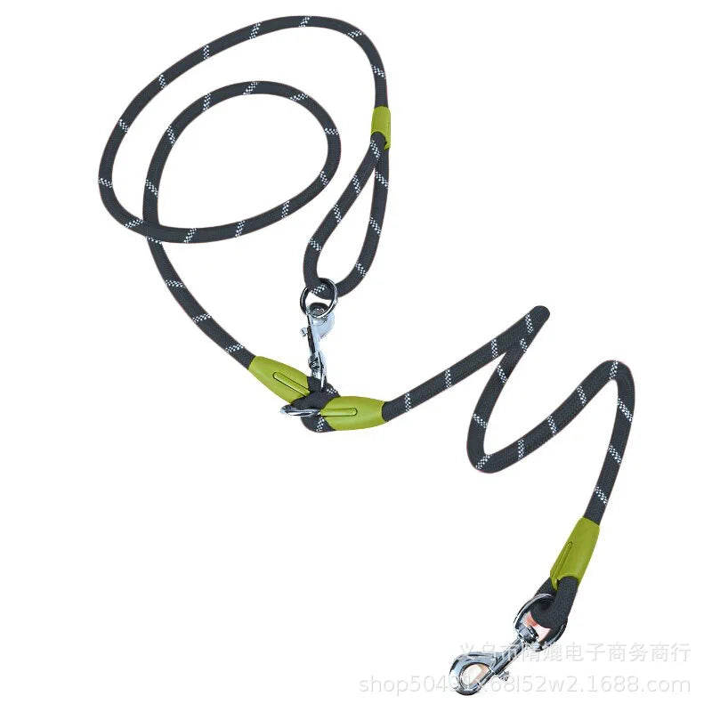 Hands Free Reflective Nylon Traction Walking Rope Leash