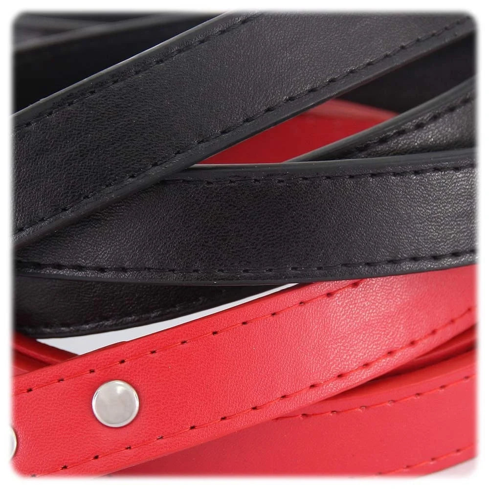 Color Pop Basics Leather Leash Lead