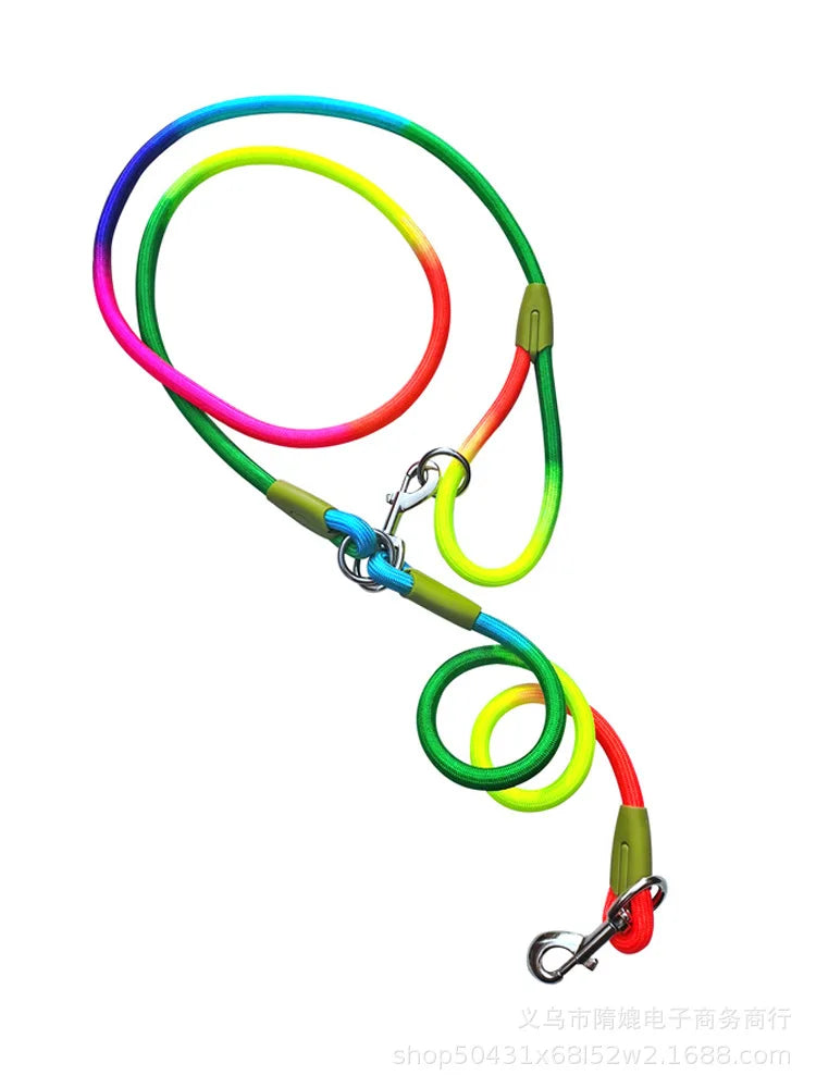 Hands Free Reflective Nylon Traction Walking Rope Leash