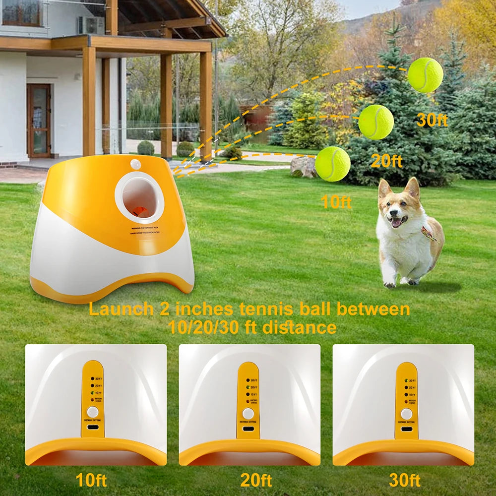Auto Catapult Pet Ball Launcher