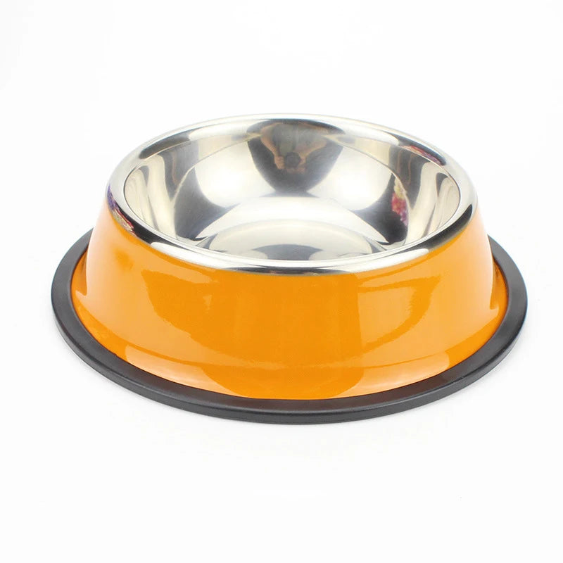 Stainless Steel Anti-Skid Pet Bowls